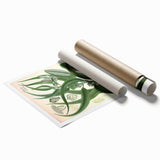 Vintage Botanical Art Print – Eucalyptus Globulus with Unique Flowers