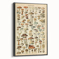 Mushroom Art Print – Vintage Champignons Illustration
