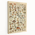 Mushroom Art Print – Vintage Champignons Illustration