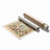 Flower Art Print – Vintage Botanical Flower Illustration