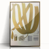 Vintage Botanical Illustration of Laminaria Plant Art Print