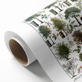 Vintage Botanical Illustration of Diverse Trees Art Print