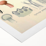 Vintage Botanical Illustration of Claviceps purpurea Art Print