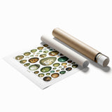 Vintage Egg Illustrations - Nature Elements Wall Art Print