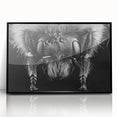 Framed wall art featuring a detailed illustration of various bees and arachnids, designed with a sleek black frame and acrylic cover, perfect for nature enthusiasts and home decor.