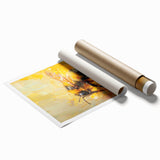 Vibrant rolled print of bee-inspired wall art showcasing intricate insect and arachnid designs, perfect for nature enthusiasts and home decor, packaged securely.