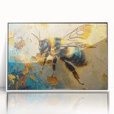 Framed wall art collection showcasing detailed insect and arachnid bee designs, with a sleek white frame and clear acrylic front, perfect for nature enthusiasts.