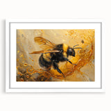Framed wall art collection featuring intricately designed insects and arachnids, presented in a white mat, showcasing vibrant colors and detailed illustrations.