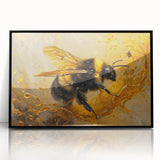 Framed wall art collection showcasing detailed insect and arachnid bee designs in vibrant colors, set against a sleek black frame, perfect for nature enthusiasts.