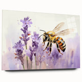 Acrylic wall art collection showcasing a detailed design of bees and arachnids, featuring vibrant colors and intricate patterns, ideal for nature enthusiasts and modern decor.