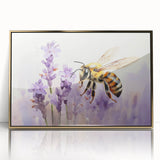 Framed wall art collection featuring a vibrant design of bees and arachnids, displayed with a gold-acrylic front, perfect for nature enthusiasts.