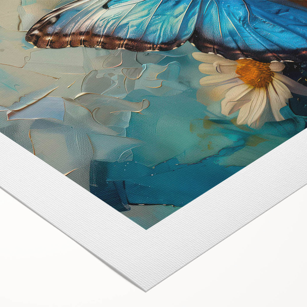 Colorful rolled canvas wall art featuring a butterfly design, showcasing intricate insect and arachnid illustrations, perfect for adding a vibrant touch to home decor.