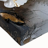 Close-up of a vibrant butterfly design wall art piece, showcasing intricate details and vivid colors, perfect for enhancing any room's decor. Stretched canvas art ideal for nature-themed interiors.