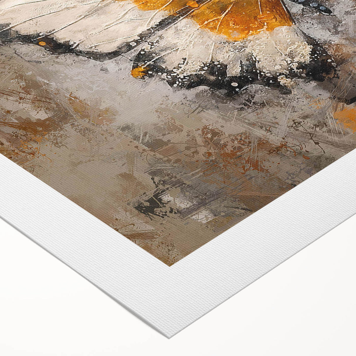 Vibrant rolled canvas wall art showcasing a detailed butterfly design, part of the Insect and Arachnid collection, perfect for nature-themed decor.