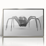 Framed wall art collection showcasing a detailed insect and arachnid spider design in silver acrylic, adding a modern touch to any decor. Perfect for nature lovers.