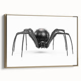 Framed wall art featuring a detailed insect and arachnid spider design in gold, showcasing intricate patterns and textures, perfect for nature enthusiasts.