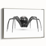 Framed wall art collection showcasing an intricate insect and arachnid spider design on a silver canvas, perfect for adding a unique touch to modern decor.
