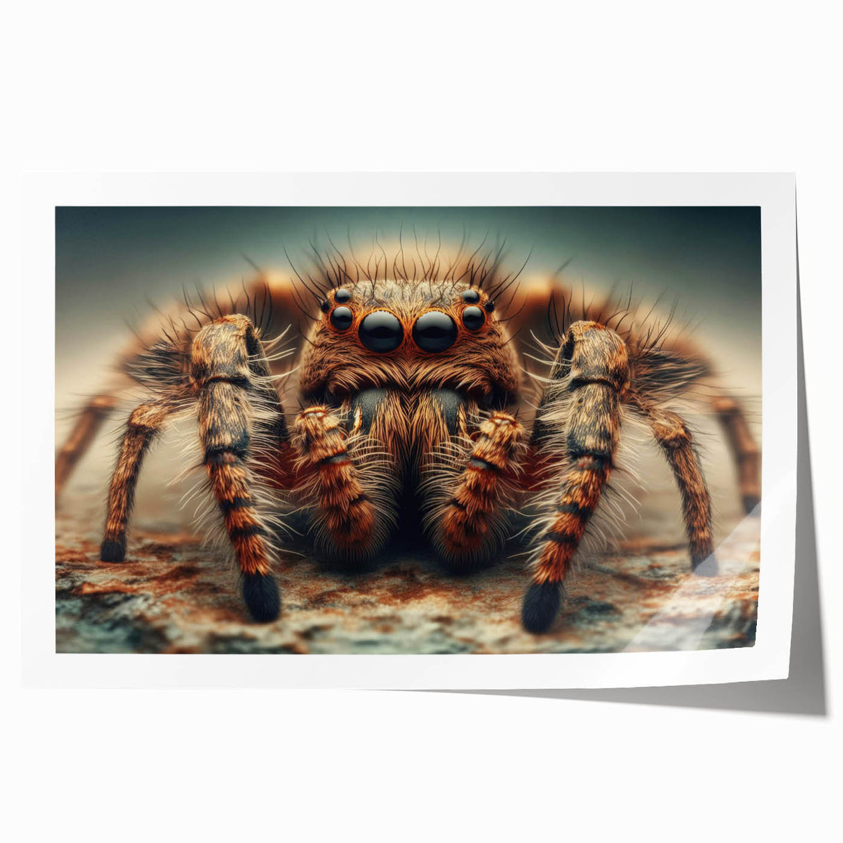 Detailed illustration of a spider from the Insect and Arachnid collection, featuring intricate line work and vibrant colors, ideal for nature-themed decor or educational use.