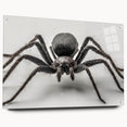 Acrylic wall art display showcasing a detailed insect and arachnid spider design, arranged in a side view with decorative pins. The vibrant colors and intricate patterns enhance any modern decor.