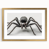Framed wall art collection showcasing intricate insect and arachnid spider designs, featuring a gold mat and elegant frame, perfect for nature-inspired decor.