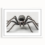Wall art collection showcasing an intricate insect and arachnid spider design framed with a white mat, perfect for adding a unique touch to home decor.