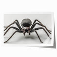 Stylish wall art print showcasing a detailed insect and arachnid spider design, expertly rendered in vibrant colors, perfect for nature enthusiasts and home decor.