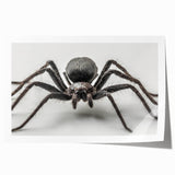 Stylish wall art print showcasing a detailed insect and arachnid spider design, expertly rendered in vibrant colors, perfect for nature enthusiasts and home decor.