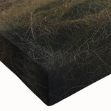 Close-up of a vibrant landscape canvas wall art featuring a rustic barn surrounded by lush greenery, showcasing warm colors and intricate details, ideal for home decoration.