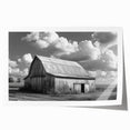 Rustic barn landscape wall art print showcasing vibrant colors and detailed textures, ideal for enhancing home decor with a touch of rural charm.
