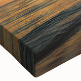 Close-up of a stretched canvas wall art piece showcasing a vibrant beach landscape with vivid colors, ideal for enhancing home decor and creating a serene atmosphere.