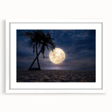 Framed wall art collection showcasing serene beach landscapes in soft pastel colors, featuring a white mat for an elegant finish, ideal for home decor.