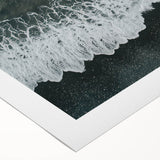 Rolled canvas artwork showcasing a vibrant beach landscape design, featuring vivid blue skies and golden sands, ideal for home decor. Perfect for adding a coastal touch to interiors.