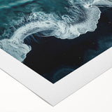 Vibrant rolled canvas wall art showcasing a serene beach landscape, featuring soft pastel colors and gentle waves, ideal for enhancing home decor aesthetics.