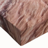 Vibrant close-up of a stretched canvas wall art piece depicting a serene beach landscape, showcasing soft blues and sandy tones. Ideal for home decor enthusiasts.