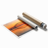 Stunning rolled print showcasing a vibrant landscape with a bridge, perfect for home decor. This high-quality wall art features rich colors and intricate details, ideal for enhancing any living space.