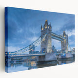 Stretched canvas artwork showcasing a serene landscape bridge design with vibrant colors and intricate details, perfect for enhancing home decor and ambiance.