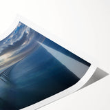 Vibrant rolled canvas print showcasing a serene landscape with an elegant bridge, perfect for home decor. Features rich colors and intricate details, ideal for art lovers.