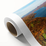 Rolled canvas print showcasing a stunning landscape bridge design, featuring vibrant colors and intricate details, perfect for home decor or art collection.