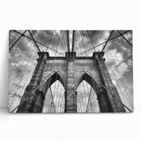 Stretched canvas wall art collection showcasing a scenic landscape with a bridge, featuring vibrant colors and intricate details, perfect for home decor or office ambiance.