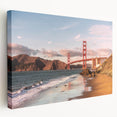 Stretched canvas artwork showcasing a vibrant landscape scene with a picturesque bridge, ideal for home decor or office spaces. The artwork features rich colors and intricate details, capturing a serene natural ambiance. Perfect for enhancing interior aesthetics.