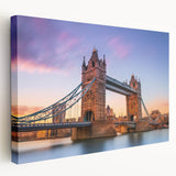 Stretched canvas wall art showcasing a stunning landscape bridge design, featuring vibrant colors and intricate details, perfect for enhancing any living space.