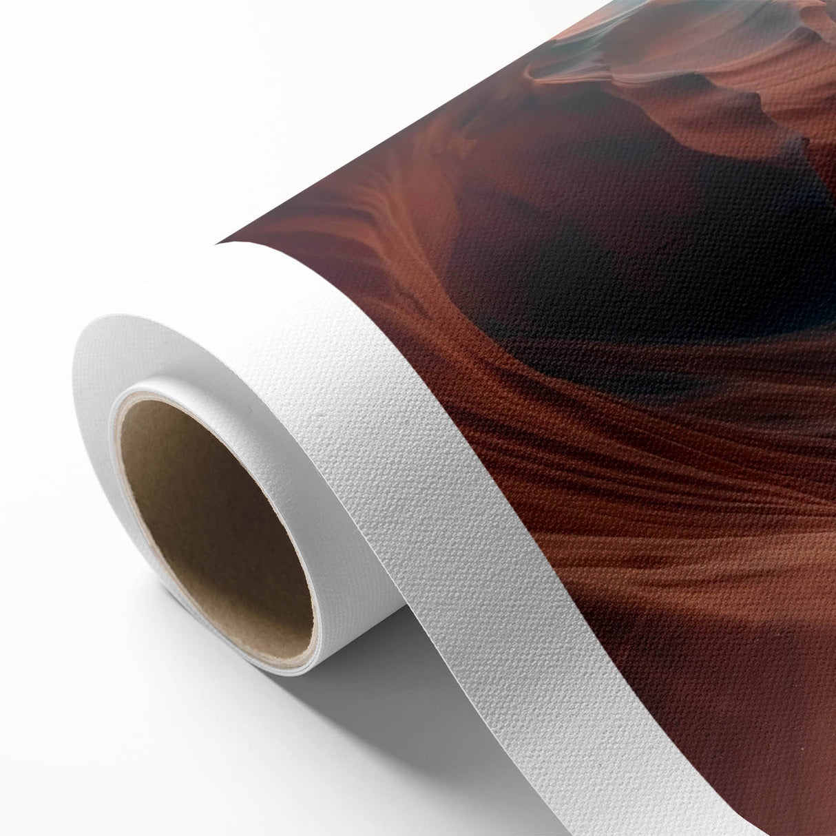 Stunning rolled canvas artwork depicting vibrant canyons landscape design, showcasing rich colors and intricate details, perfect for home decor or art enthusiasts.
