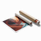 Stunning rolled print of a vibrant landscape featuring dramatic canyons and rich earth tones, ideal for home decor and wall art enthusiasts. Perfect for creating a natural ambiance in any space.