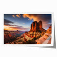 Vibrant rolled canvas print showcasing a stunning landscape of canyons with rich earthy tones, perfect for adding a natural touch to home decor. Ideal for art enthusiasts and nature lovers seeking unique wall art.