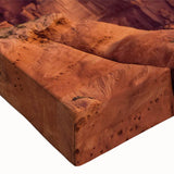 Close-up of a stretched canvas artwork depicting a vibrant canyon landscape, showcasing rich colors and intricate details, perfect for modern decor.