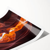 Stunning canyon landscape wall art rolled print showcasing vibrant earthy tones and intricate details, perfect for enhancing home decor and creating an outdoor ambiance.