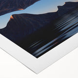 Vibrant rolled canvas artwork depicting a stunning canyon landscape, showcasing rich colors and intricate details, ideal for home or office decor.