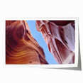 Vibrant rolled print showcasing a stunning canyon landscape in warm hues, perfect for wall decor. Ideal for nature lovers seeking unique home accents.