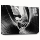 Acrylic wall art collection featuring a stylish canyon landscape design, framed with pins for easy display, showcasing vibrant colors and intricate details. Perfect for enhancing modern home decor.