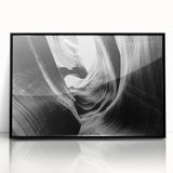 Framed acrylic wall art featuring a stunning canyon landscape design, showcasing vibrant colors and intricate details, perfect for home or office decor.